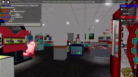 Chuck E Cheeses Calvin Rbx Store Tour Roblox Youtube