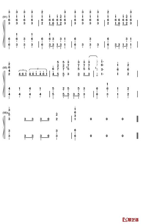 Bang钢琴简谱 数字双手 Ajr 简谱网