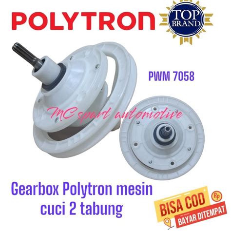 Jual GEARBOX PWM 7058 Gearbox MESIN CUCI POLYTRON PWM 2 TABUNG Shopee