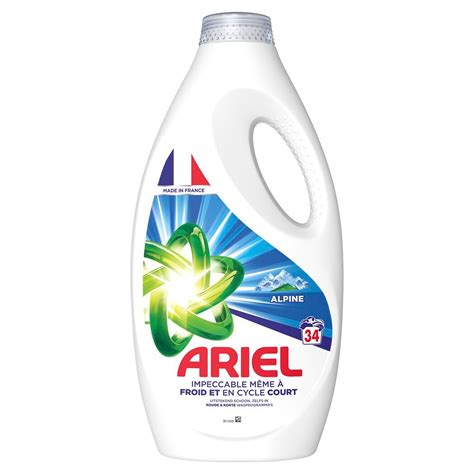 Lessive liquide alpine Ariel Intermarché