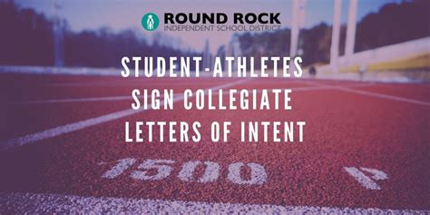 Round Rock Isd Student Athletes Sign Collegiate Letters Of Intent