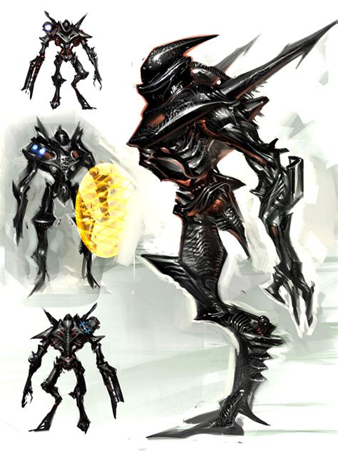 Concept Artwork Metroid Prime 2 Echoes Metroid Recon