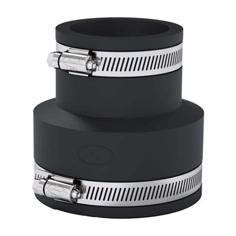 Fernco Plumbing Adaptor Coupling Flexseal EPDM