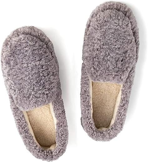 Zizor Women's Cozy Fuzzy Fleece Slippers Comfort House Shoes - Walmart.com