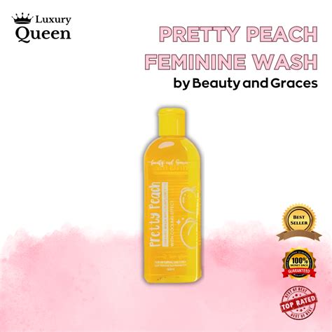 Beauty And Graces Pretty Peach Feminine Wash With Sunflower Oil