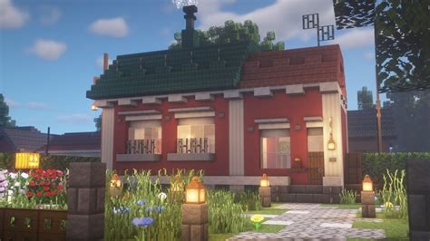 Minecraft : How to build a Pink Terracotta house Minecraft Map