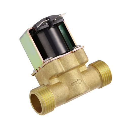 LongYTong 1 2 DC 12V 2 Way Quick Connect Normally Closed Brass