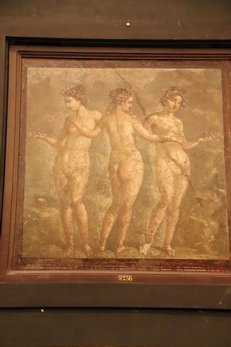 Secret Cabinet Fresco Of The Three Graces Naked Wearing Flickr