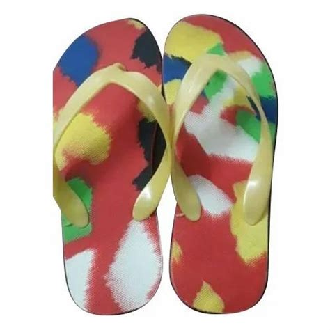 Soft Multi Color Hawaii Slipper At Rs Pair Rubber Sole Slippers In