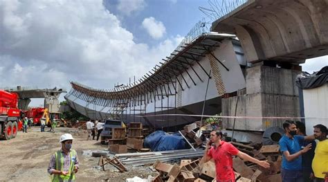 Mumbai, BKC flyover collapse: Under-construction bridge collapses in ...