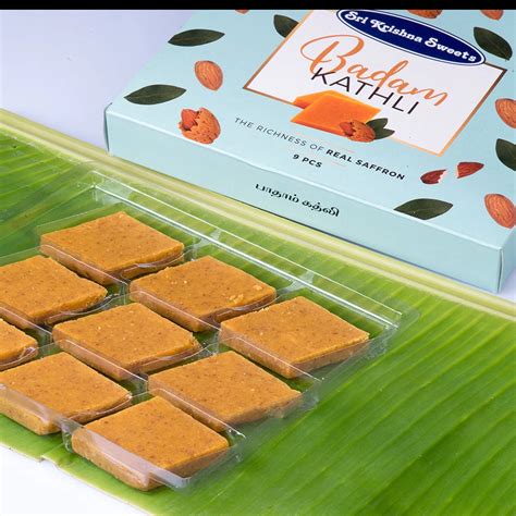 Badam Katli Sri Krishna Sweets Buy Authentic Indian Sweets And