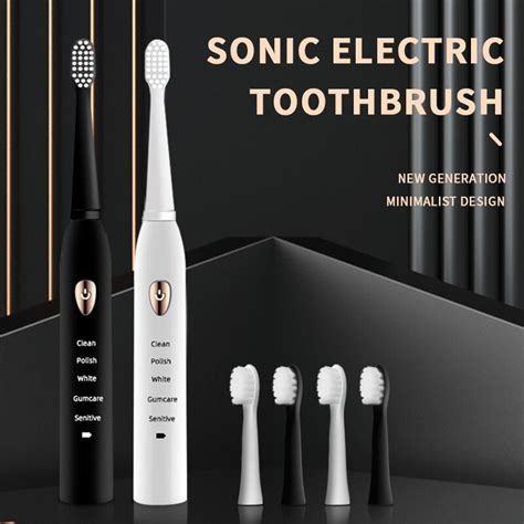 Jianpai Toothbrush El Trico Ac Stico Cl Ssico Para Adulto Modo Gear