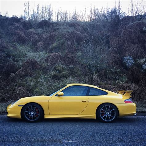 Finally Picked Up My 996 Gt3 From Scotland Speed Yellow What A Car Porsche Gt Gt3 Porsche