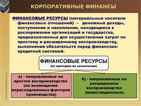 Корпоративные финансы. Тема 1. Экономическая сущность и особенности ...