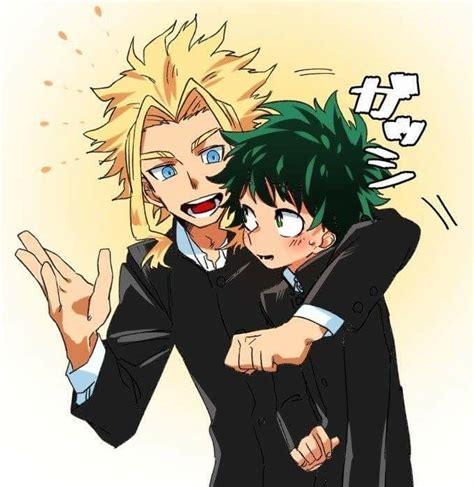 Young All Might X Deku My Hero Academia Boku No Hero Academia