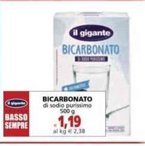 Bicarbonato Di Sodio Purissimo 500 G Offerta Di Il Gigante