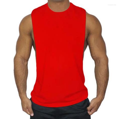 Herren Tanktops Bodybuilding Stringer Top M Nner Baumwoll Fitnessstudio