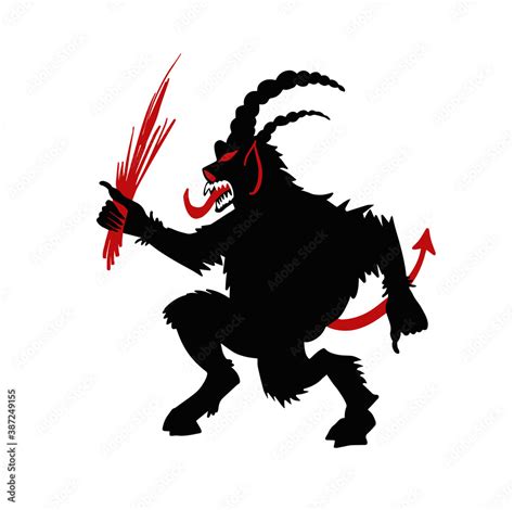 Krampus. Scary krampus. Horned devil. Realistic. Heck. Traditional ...