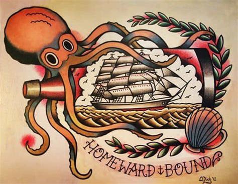 Traditional Nautical Sailor Tattoos: Meanings, Origins, & Ideas - TatRing