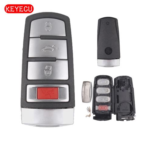 Keyecu Replacement Remote Car Key Shell Case Fob 3 1 Button For VW