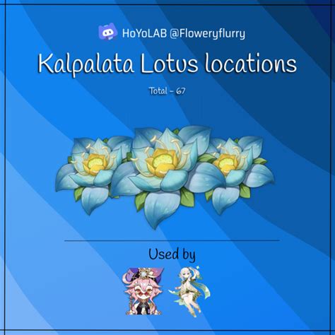 V3 0 Kalpalata Lotus Locations Genshin Impact HoYoLAB