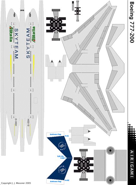 G Alitalia C S Boeing Airigami X By Samuel Araujo