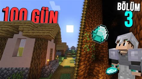 Maden Keşfi ve İlk Köy Gün Hardcore Minecraft YouTube