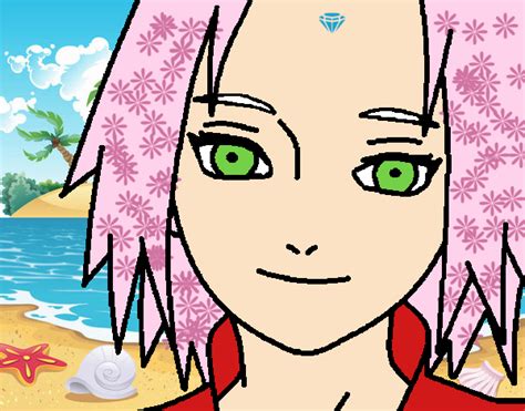 Dibujo De Sakura Haruno Red Pintado Por En Dibujos Net El D A