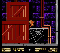 Screenshot Of Tom Jerry NES 1991 MobyGames