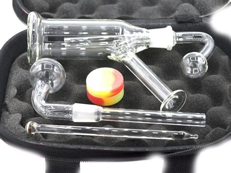 Glass Oil Burner Bubbler Water Pipe For Oil Wax Thick Glass With