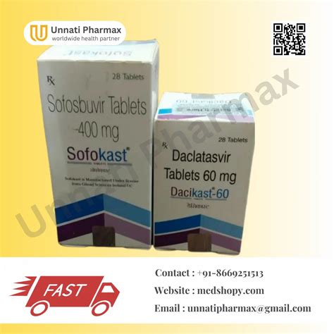 Sofokast Dacikast Aprazer Sofosbuvir Daclatasvir At Rs