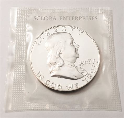 P Ben Franklin Half Dollar Silver Proof Free Shipping