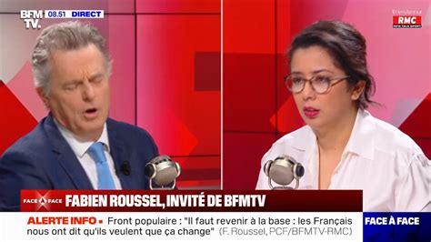 Fabien Roussel Invit De La Matinale De Bfmtv Rmc