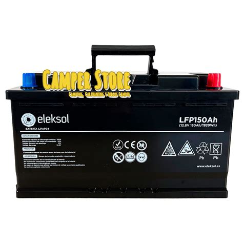 Bater A De Litio Eleksol Ah V Camperstore