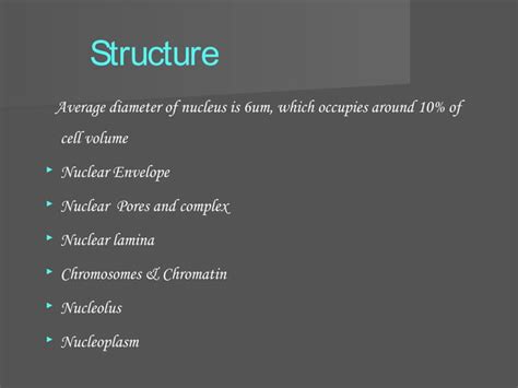 Ultra Structure Of Nucleus Ppt