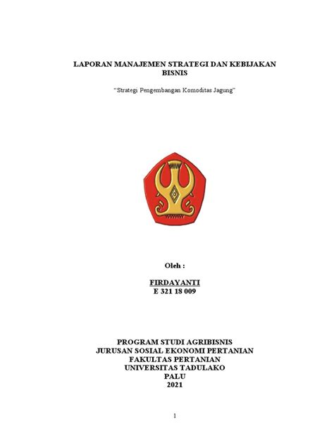 Laporan Manajemen Strategi Dan Kebijakan Bisnis Pdf