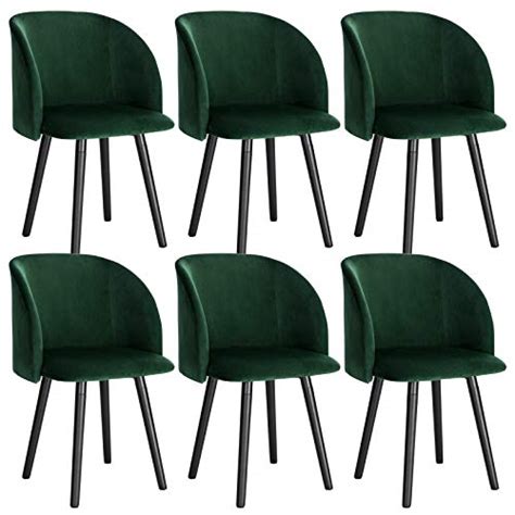 Sillas Comedor Pack 6 Verde Oscuro Hiper Asia