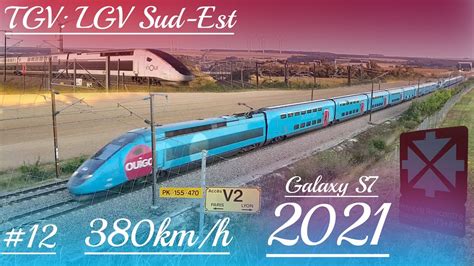 TGV Réseau Duplex OUIGO INOUI LYRIA Zone record vitesse des 380km