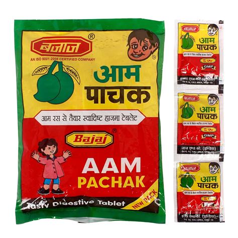 GAJRAJ Ayurvedic Digestive Aam Pachak Tablet For Good Health 30 Sachets