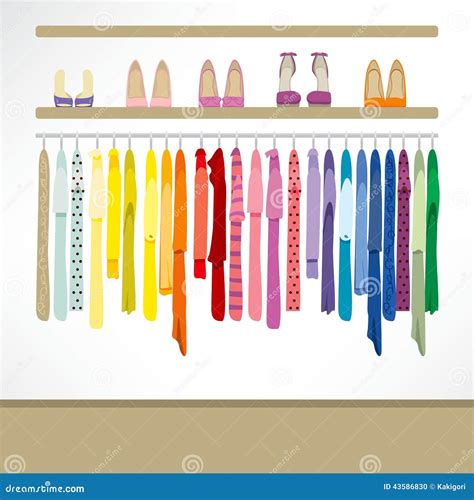 Fashion Shop Background stock vector. Image of shelf - 43586830