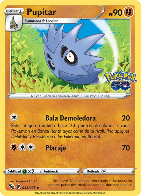 Pupitar Pokémon Go Tcg Wikidex La Enciclopedia Pokémon