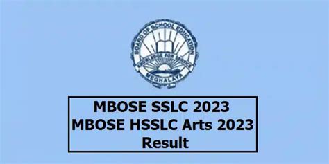 Mbose Sslc And Mbose Hsslc Arts Result On Th May