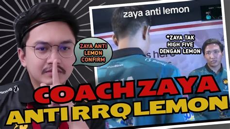 Mas Ade Sebut Coach Zaya Anti Rrq Lemon Benarkah Ini Dia Bukti Yang