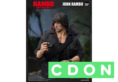 Rambo First Blood Part Ii John Rambo 16 Actionfigur Cdon