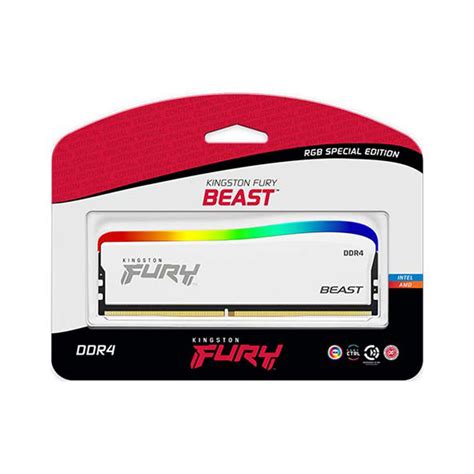 Ram Kingston Fury Beast White RGB (KF432C16BWAK2/16) 16GB (2x8GB) DDR4 ...
