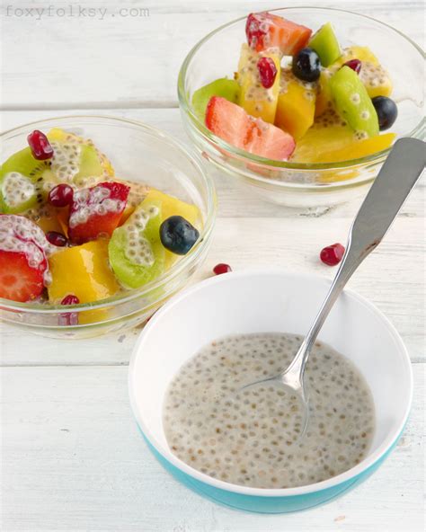 Fruit Salad with Honey Chia Dressing - Foxy Folksy