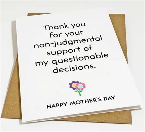 The Ultimate List Of 74 Funny Mother's Day Card Messages