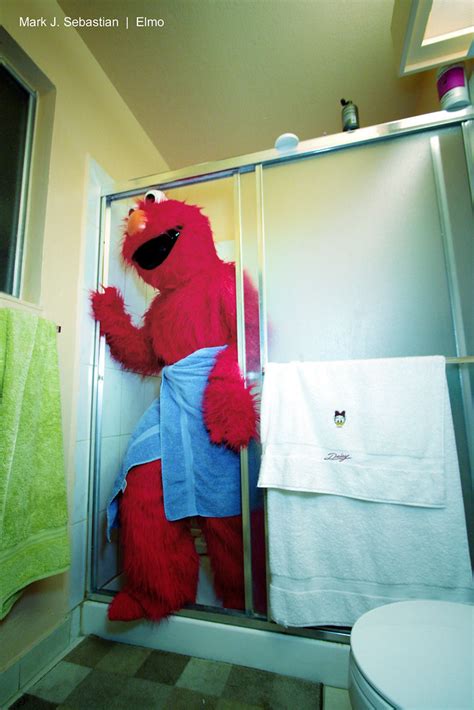 Elmo Elmo Emerges From A Hot Steamy Shower Mark J Flickr
