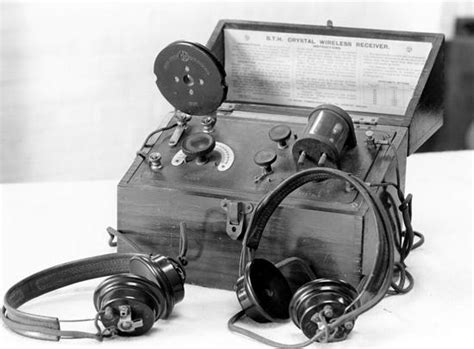 Bth Crystal Wireless Radio Receiver Editorial Stock Photo - Stock Image ...