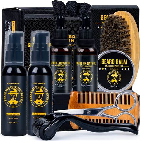 Kit De Barbe Kit Barbe Homme Complet Kit De Croissance De Barbe Avec